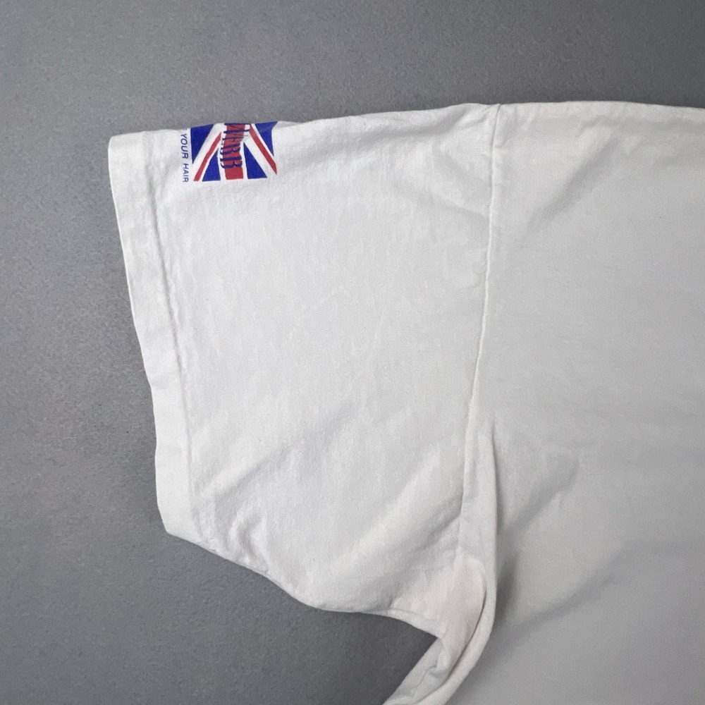Vintage 1993 T-Shirt Mens XL Kid-mit-ment White Graham Webb USA Made Delta Tee - Picture 13 of 13